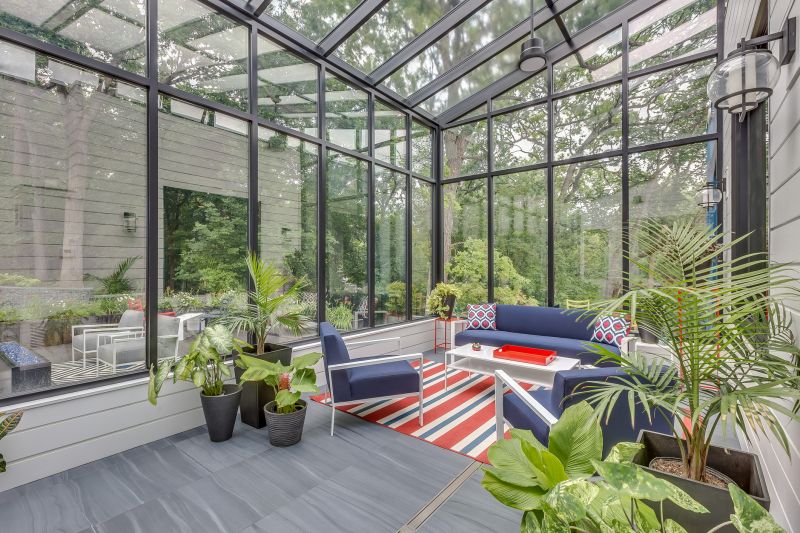Stylish Sunroom Exterior
